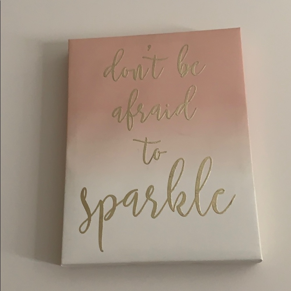 Two different canvases with quotes